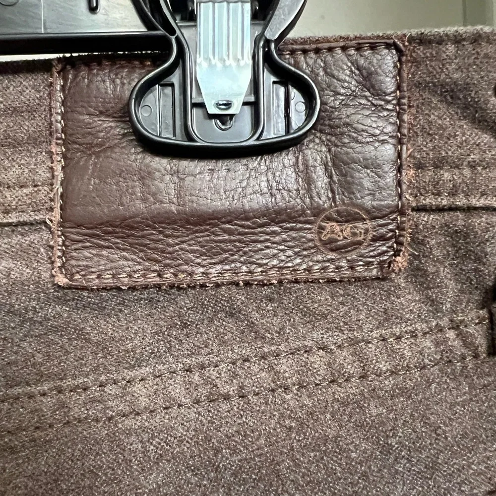 AG Adriano Goldschmied Tellis Modern Slim Pants Mens 32x27.5 - Brushed Brown - Picture 6 of 7